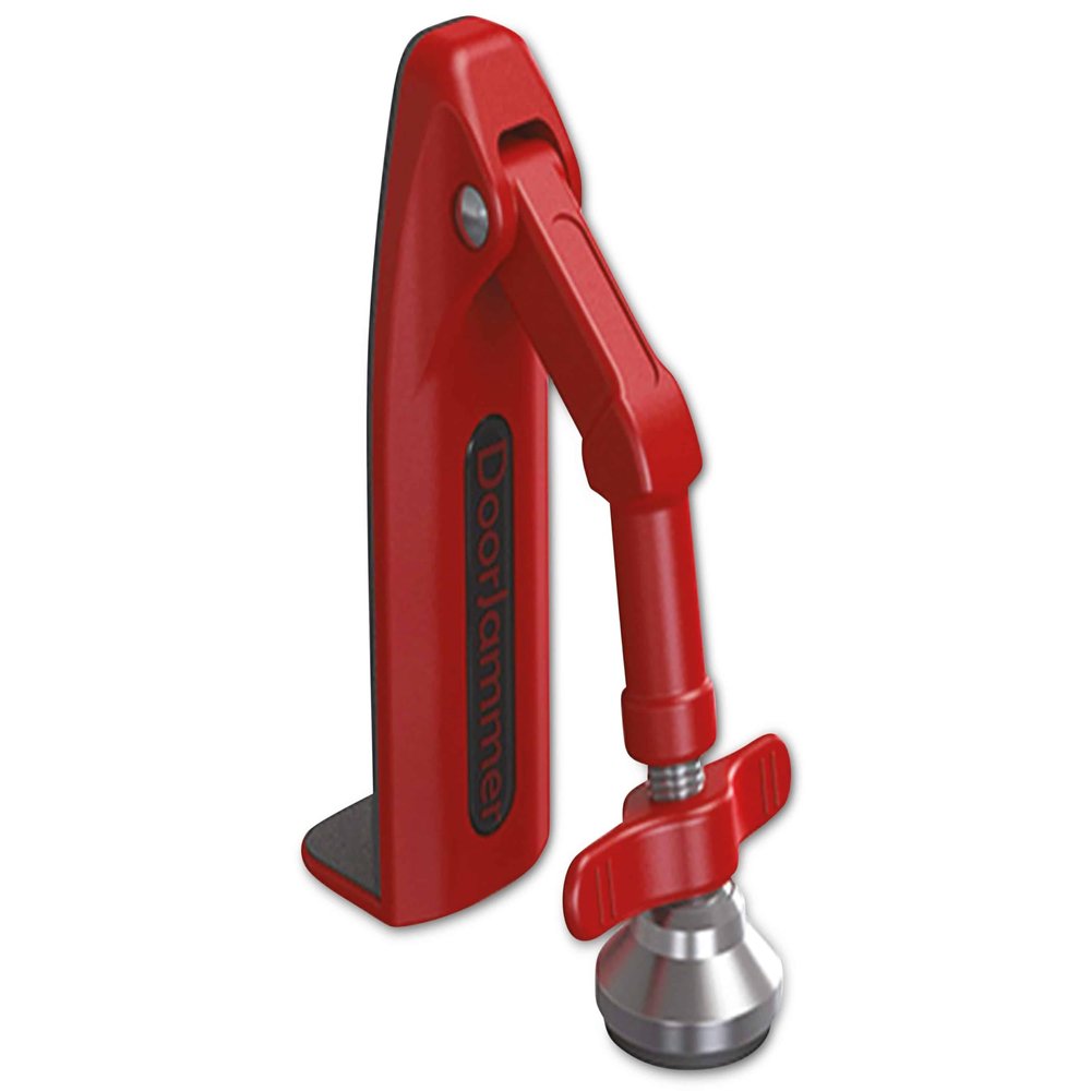 kh-security 370169 Break-in Protection Manual (DoorJammer, Red)