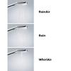 hansgrohe Raindance Select E Easy Install 6-inch Handheld Shower Head Modern 3 RainAir, Mix, CaresseAir 26550001 view 4