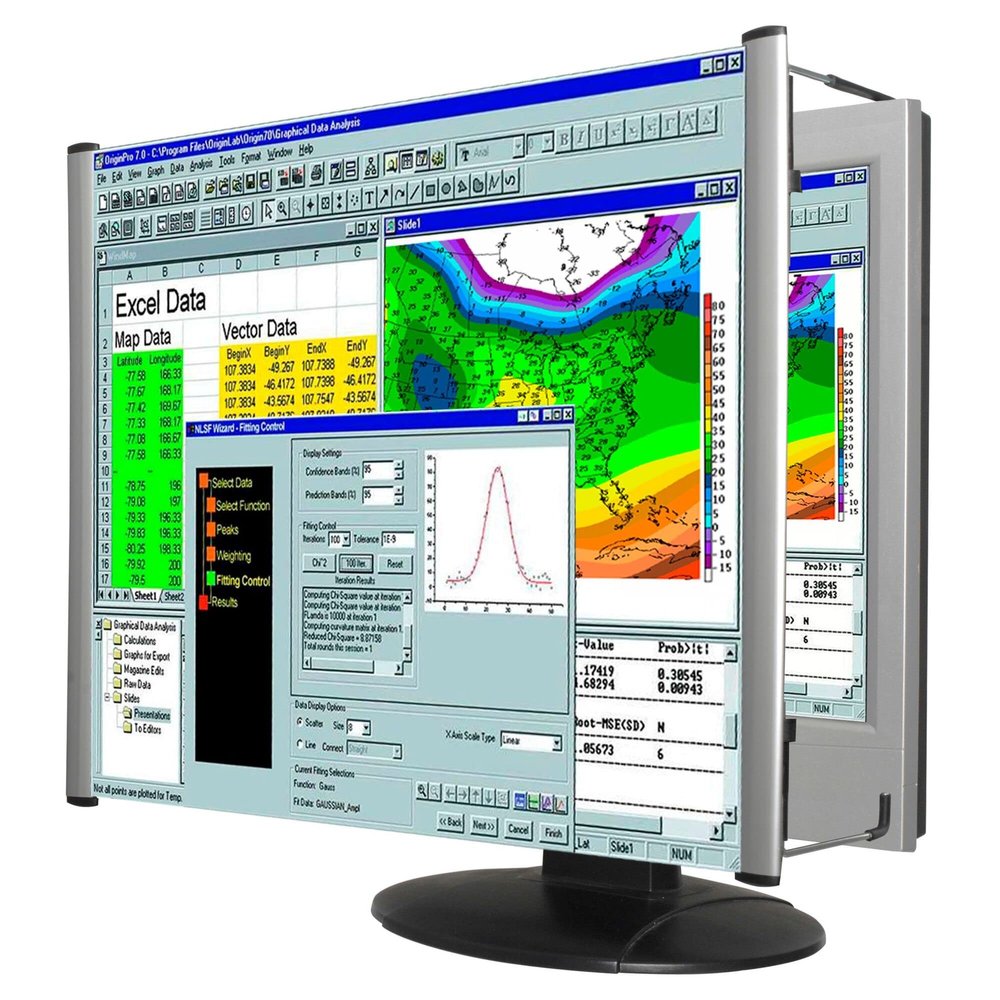 Kantek MAXVIEW LCD Computer Monitor Screen Magnifier for 21.5-Inch and 22-Inch Widescreen Monitors (Measured Diagonally) (MAG22WL)