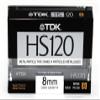 8mm Metal Particle Cassette Tape TDK HS120 120 Minute Blank Camcorder 4 Pack Hi8 and Digital 8 Compatible view 2