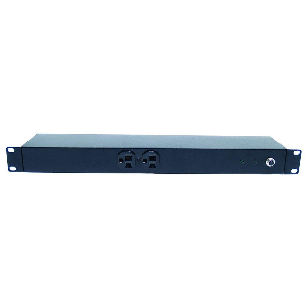 MINUTEMAN, OES SERIES: 120VAC, 12-AMP CAPACITY, GENERIC, SURGE-PROTECTED POWER DISTRIBUTION UNIT (PDU) W/O MINUTEMAN LABEL, (2) FRONT/(8) BACK NEMA 5-15/20R OULETS, 1U/0U HORIZONTAL OR VERTICAL MOUNT