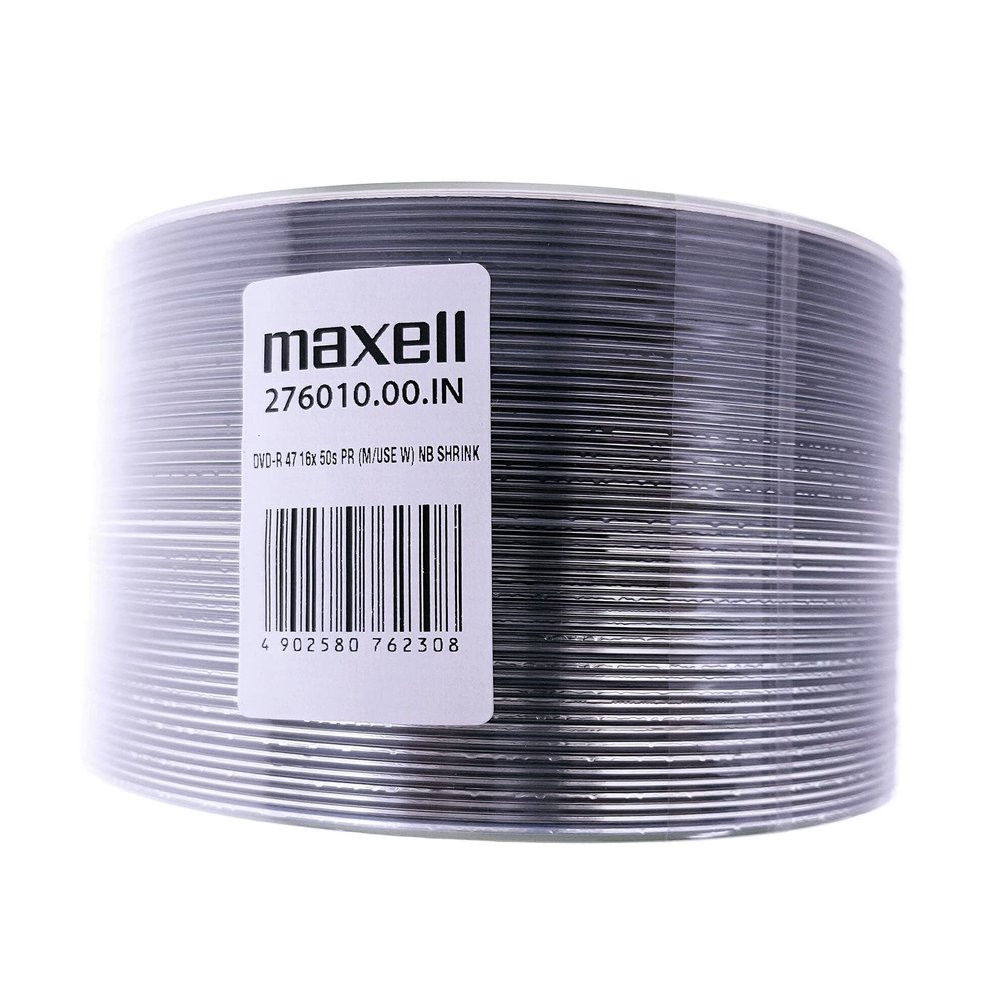 Maxell DVD-R 4.7 GB/120 Min 16x, Full Printable, 50 pieces in ECO-Pack
