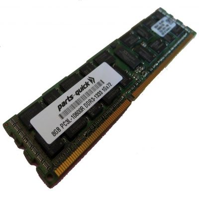 parts-quick 8GB DDR3 Memory for Tyan Computers Server GT24-B7016 PC3L-10600R 1333MHz ECC Registered Server DIMM RAM
