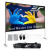 Elite Screens Yard Master Lite, 125-inch Outdoor Projector Screen 16:9 Double Sided Wrinkle-Free Foldable Portable Indoor Movie Projection Screen, | US Based Company 2-Year Warranty,OMS125HLITE view 1