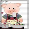 Recipe Card Pig Chef Switchplate - Switch Plate Cover view 1