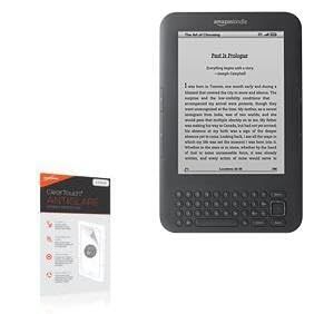 BoxWave Screen Protector Compatible With Kindle Keyboard 3G (2010) - ClearTouch Anti-Glare (2-Pack), Anti-Fingerprint Matte Film Skin