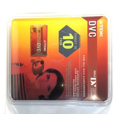 TDK DVC Mini DV Digital Video Cassette 60 Minute - 10 Pack