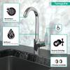 hansgrohe Focus Chrome Bar Kitchen Faucet, Bar Sink Faucet Single Hole, Faucet for Kitchen Sink, Chrome 04507001 view 4
