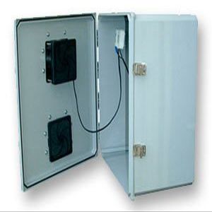 Mier Products 16x14x7 Fan-Ventilated Polycarbonate NEMA 3R, Non-Metallic Enclosure, Made in The USA