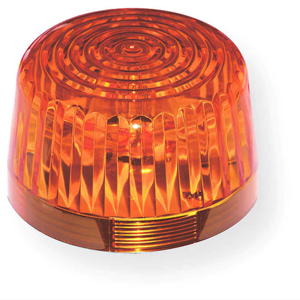 Seco-Larm SL-126LQ/A Enforcer Strobe Lights Replacement Lens, Amber; for SL-126Q, SL-126-A24Q, SL-1301Q Series; High-Impact Resistant Acrylic