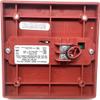 Wheelock RSSWP-24MCCH-FR Ceiling Mount Weatherproof Fire Strobe, Red, Xenon, FIRE Lettering, Clear Lens, Field Selectable Candela Settings of 115/177cd, Outdoor, UV Stabilized Plastic Housing Material view 2