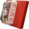Wheelock RSSWP-24MCCH-FR Ceiling Mount Weatherproof Fire Strobe, Red, Xenon, FIRE Lettering, Clear Lens, Field Selectable Candela Settings of 115/177cd, Outdoor, UV Stabilized Plastic Housing Material view 4