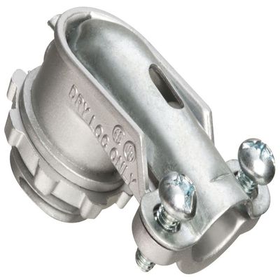 Arlington 851 Die Cast Zinc 90 Degree Connector 1/2 Inch