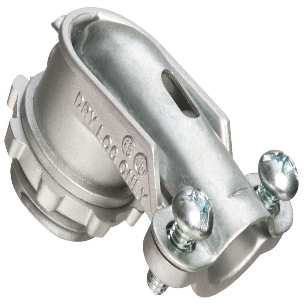 Arlington 851 Die Cast Zinc 90 Degree Connector 1/2 Inch