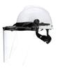 MSA 10118695 V-Gard Accessory System Kit, Includes: White Cap, Frame for Slotted Caps, Clear Polycarbonate (PC) Visor, Superior Impact Protection view 1