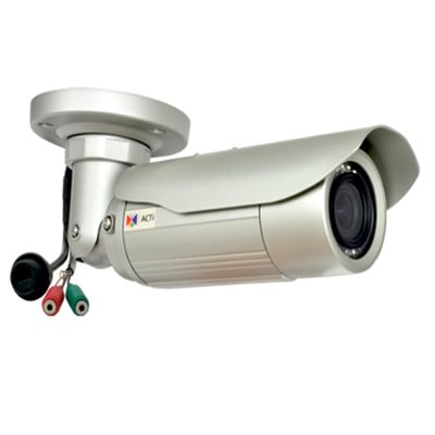 ACTi E46 3MP Bullet with D/N, Adaptive IR, Superior WDR, Vari-focal lens, f2.8-12mm/F1.4 (HOV:70.5 degrees - 28.8 degrees), H.264, 1080p/30fps, DNR, PoE, IP68, IK10 (Metal Casing)