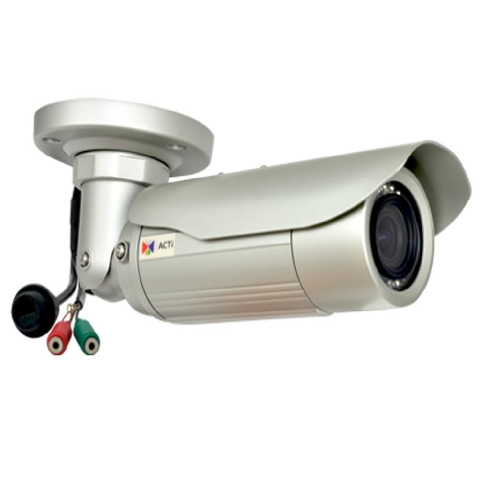 ACTi E46 3MP Bullet with D/N, Adaptive IR, Superior WDR, Vari-focal lens, f2.8-12mm/F1.4 (HOV:70.5 degrees - 28.8 degrees), H.264, 1080p/30fps, DNR, PoE, IP68, IK10 (Metal Casing)
