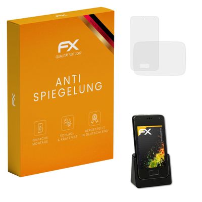 atFoliX Screen Protector compatible with Panasonic KX-PRX150 Screen Protection Film, anti-reflective and shock-absorbing FX Protector Film (Set of 3)