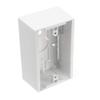 Leviton 42777-1WA Surface Mount Back Box, White (Pack of 10) view 1