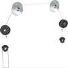 QualGear QG-TM-001 Picture Hanging Style Ultra Low Profile TV Wall Mount for Most 37 to 70-Inch TVs and Monitors, Aluminum [CHECK VESA COMPATIBILITY BEFORE PURCHASE], silver view 1