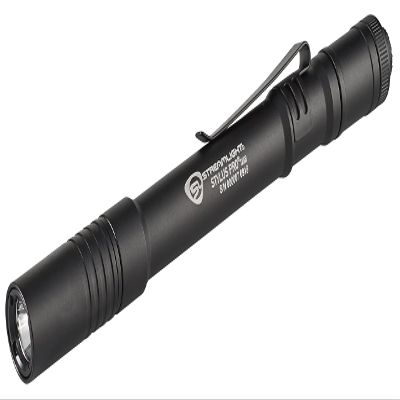Streamlight 66134 Stylus Pro USB 350-Lumen Rechargeable White LED Pen Light for Inspectors, Law Enforcement, and Everyday Use with USB Cable, and Nylon Holster, Black