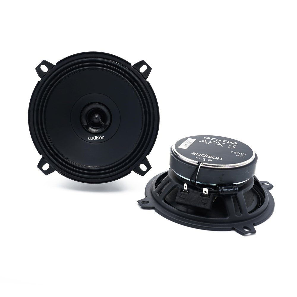 Audison APX 5 Prima Series 5.25" (130mm) 2-Way Coaxial Speakers (Pair)