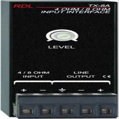 Balanced/Unbalanced Line Out 4 Ohm / 8 Ohm Input Interface