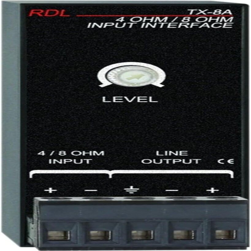 Balanced/Unbalanced Line Out 4 Ohm / 8 Ohm Input Interface