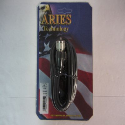 Aries 9' Foot CB Radio Antenna Coax Cable with Molded PL259 Connectors RG58AU