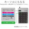ELECOM Wired Numeric pad with high Durability M Size [Silver] TK-TCM011SV (Japan Import) view 4