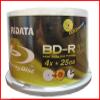 50 Pieces RiData LTH White Inkjet Hub Printable 4X 25GB Blu-Ray BD-R Blank Disc view 1