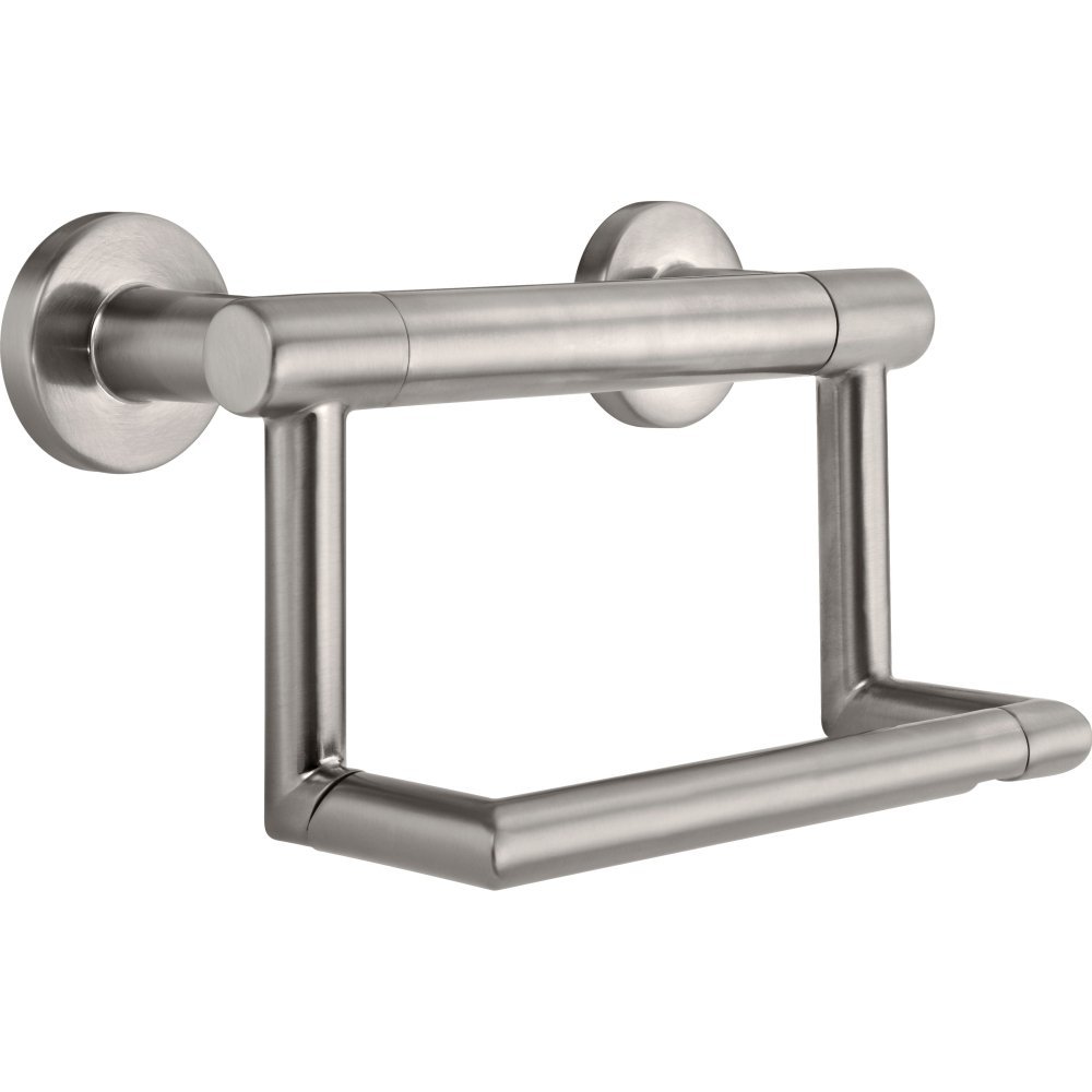 Delta Faucet 41550 Contemporary Tissue Holder/Assist Bar, Chrome