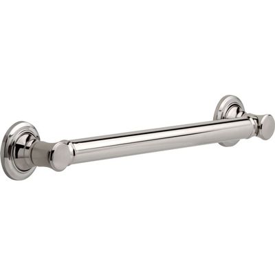 Delta Faucet 41618-PN Wall Mounted 18" ADA Decorative Bath Safety Grab Bar in Polished Nickel