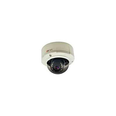 ACTi B85 2MP Outdoor Zoom IP Dome Camera: Day/night, Adaptive IR, Basic WDR, SLLS, 3x Zoom lens, 3-9mm/F1.2-2.1, DC iris, H.264, 1080p/30fps, DNR, Audio, Local Storage, PoE/DC12V, IP66, IK10, I/O, 3yr