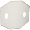 Jones Stephens T73816 2 Hole Stainless Cover Plate, 1 3/8" Diameter view 1