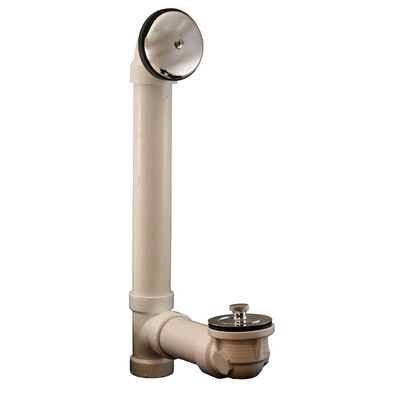 Jones Stephens B07030 Polished Chrome Lift and Turn Standard PVC Full Kit