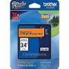 Brother TZEB41 TZ Standard Adhesive Laminated Labeling Tape, 3/4-Inch w, Black on Fluorescent Orange view 4