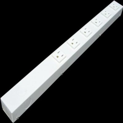 20 in Hardwired Outlet Strip, White, EPS-H02006NVW