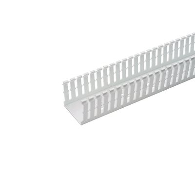 Panduit F2X5WH6 Type F Narrow Slotted Duct, PVC, White