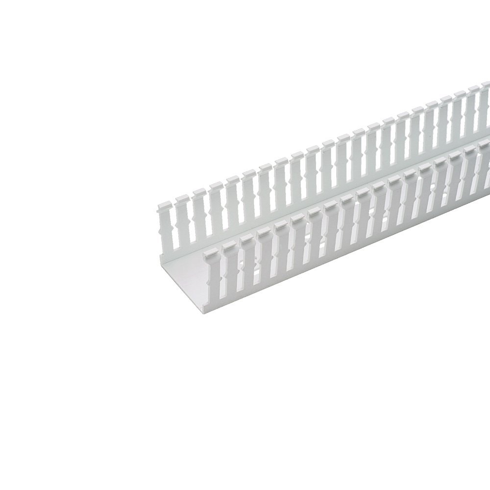 Panduit F2X5WH6 Type F Narrow Slotted Duct, PVC, White
