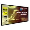 Silver Ticket Products STR Series 6 Piece Home Theater Fixed Frame 4K / 8K Ultra HD, HDTV, HDR & Active 3D Movie Projection Screen, 16:9 Format, 150" Diagonal, Woven Acoustic Material STR-169150-WAB view 1