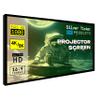 Silver Ticket Products STR Series 6 Piece Home Theater Fixed Frame 4K / 8K Ultra HD, HDTV, HDR & Active 3D Movie Projection Screen, 16:10 Format, 93" Diagonal, White Material STR-161093 view 1