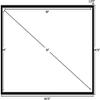 Silver Ticket Products STR Series 6 Piece Home Theater Fixed Frame 4K / 8K Ultra HD, HDTV, HDR & Active 3D Movie Projection Screen, 16:10 Format, 93" Diagonal, White Material STR-161093 view 3