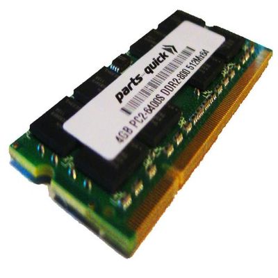 parts-quick 4GB Memory for HP Pavilion DV7-1210EL DDR2 PC2-6400 800MHz SODIMM Compatible RAM