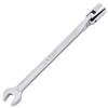 URREA 12-Point Flex Head Socket Wrench - 7/16" Flexible Head Combination Wrench with Ratchet Box End & Fixed Open End - 1270-14 view 1