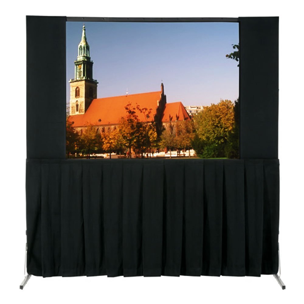 Da-Lite Ultra Velour 4:3 Fast-Fold Drapery Masking Panels 10' x 17' Area 9' x 16'