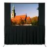 Da-Lite Ultra Velour 4:3 Fast-Fold Drapery Masking Panels 10' x 17' Area 9' x 16' view 1