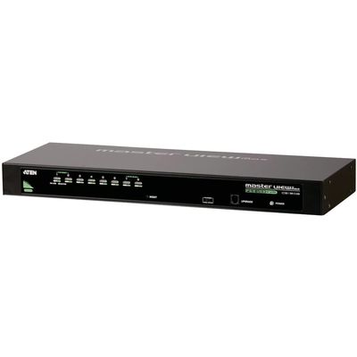 ATEN 8 Port USB/PS2 KVM, Combo Console, 2048x1536, 2 Level, 784105 (Console, 2048x1536, 2 Level Cascade, Broadcast,Multiplatform)