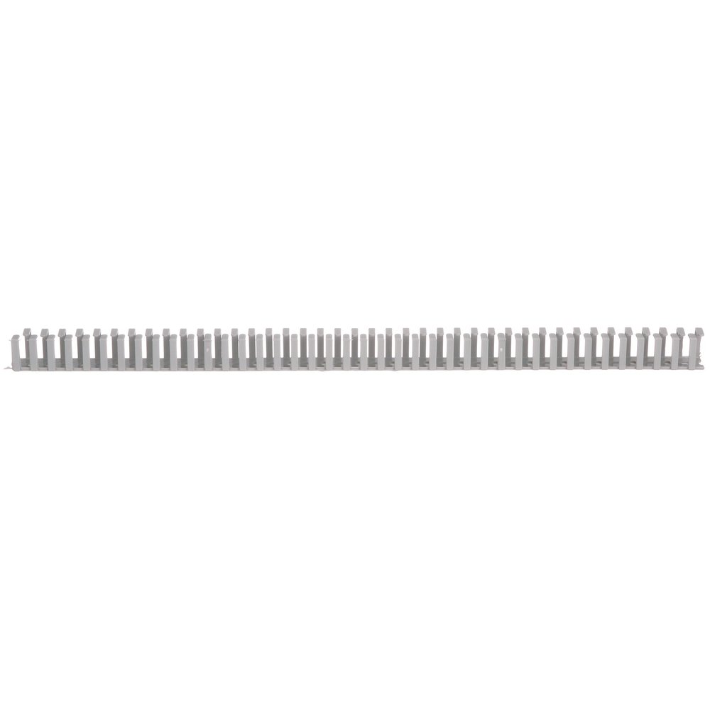 Panduit FL12X12LG-A Open Finger Slotted Flexible Wiring Duct, Light Gray