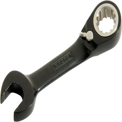Stanley Proto Industrial JSCVM15S Extra Short Black Reversible Ratchet Wrench 15-Millimeter